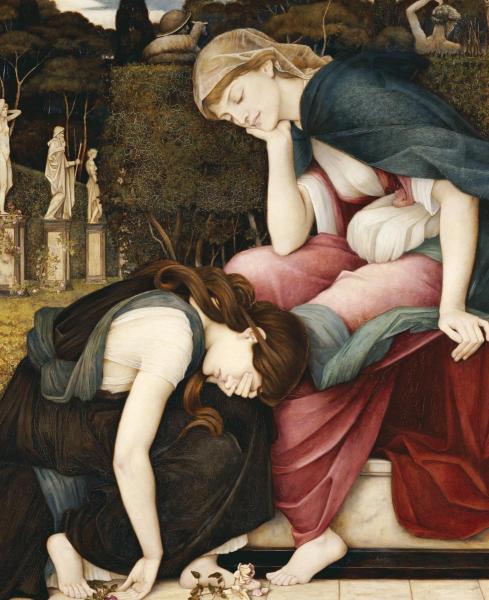 "Patience on a Monument Smiling at Grief" by John Roddam Spencer Stanhope.